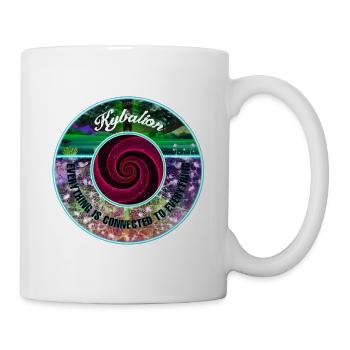 Kybalion Spirale der Verbindung Purpurrot - Tasse - Weiß - Rechts