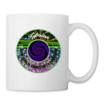 Kybalion-Spirale der Verbindung Lila - Tasse - Weiß - Rechts