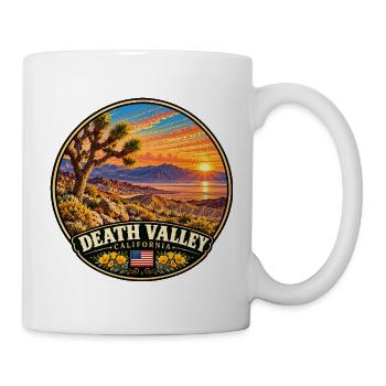 Death Valley Roadtrip Sunset Kalifornien - Tasse - Weiß - Rechts