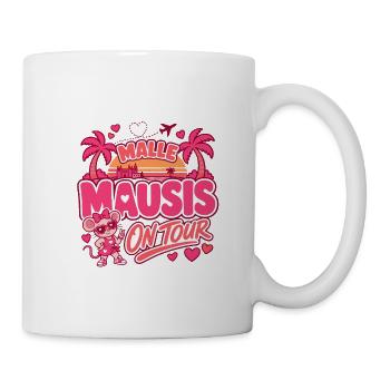 Malle Mausis On Tour – JGA Crew - Tasse - Weiß - Rechts
