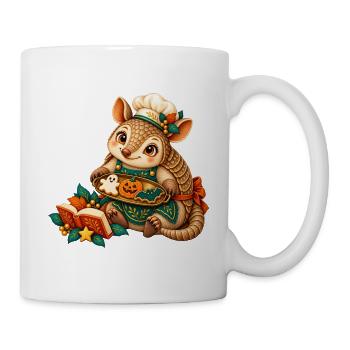 Armadillo Chef di Halloween - Tasse - Weiß - Rechts