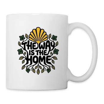 Der Weg ist das Zuhause – Camino de Santiago - Tasse - Weiß - Rechts