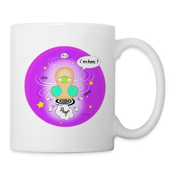 Sweet Dopamine Character „I'm here" pink - Tasse - Weiß - Rechts