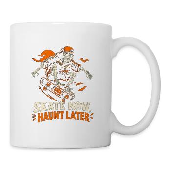 Skate Now Haunt Later - Tasse - Weiß - Rechts