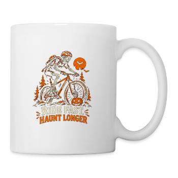 Fahr schnell, spuke länger - Tasse - Weiß - Rechts