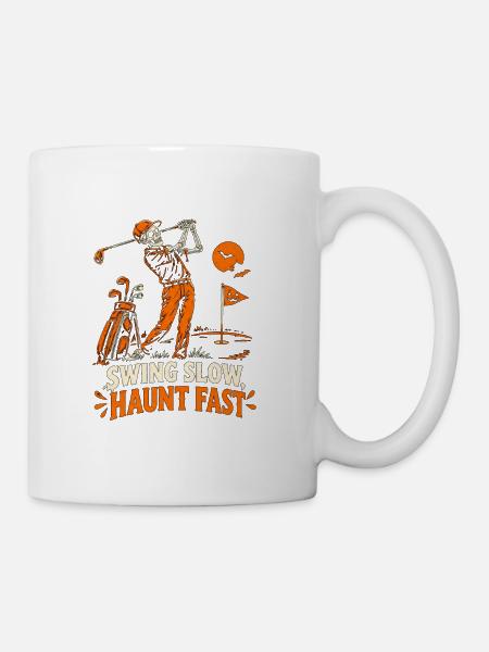 Schwinge langsam, spuke schnell - Tasse - Weiß