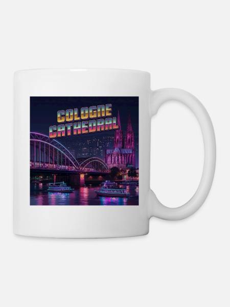 Kölner Dom - Tasse - Weiß