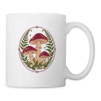 Kunst des Pilzfarnkreises - Tasse - Weiß - Rechts
