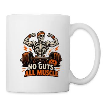 No Guts All Muscle - Tasse - Weiß - Rechts