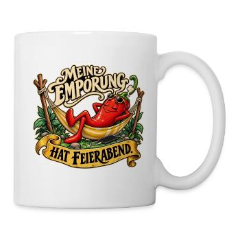 Chili im Feierabend - Tasse - Weiß - Rechts
