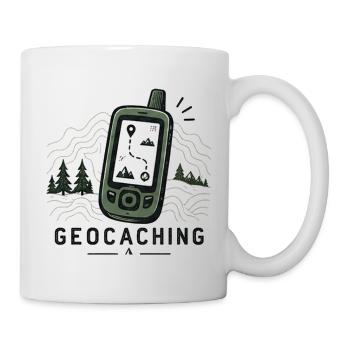 Geocaching GPS-Abenteuer - Tasse - Weiß - Rechts