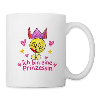 Prinzessin - Tasse - Weiß - Rechts