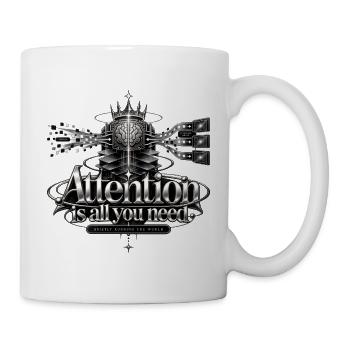 Attention – Quietly in Control - Tasse - Weiß - Rechts