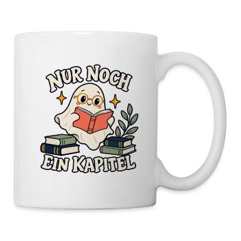 Lesegeist – Nur noch ein Kapitel - Tasse - Weiß - Rechts