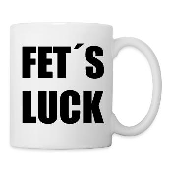 Fet's Luck - Tasse - Weiß - Rechts