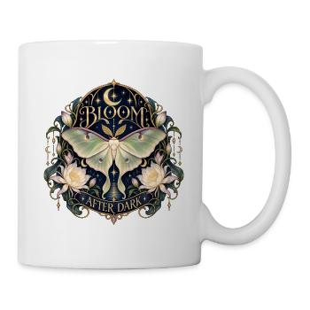 Bloom After Dark Moth - Tasse - Weiß - Rechts