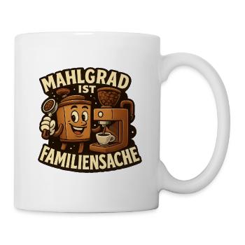 Hobby Barista Geschenk für neue Siebträgerfans - Tasse - Weiß - Rechts