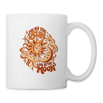 Love By The Sun & Moon - Tasse - Weiß - Rechts