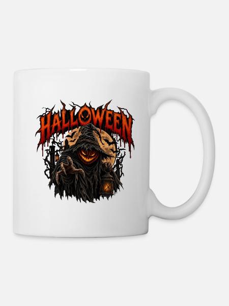 Spüre den wahren Halloween-Grauen! - Tasse - Weiß