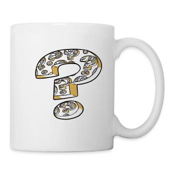 Fragezeichen 2 - Tasse - Weiß - Rechts