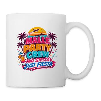 Malle Party Crew – Fiesta Mode - Tasse - Weiß - Rechts