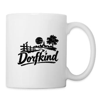 Dorfkind - Tasse - Weiß - Rechts
