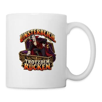 Unsterblicher Rücken - Tasse - Weiß - Rechts