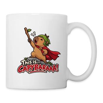 Das ist Capybaraaa! - Lustige Capybara - Tasse - Weiß - Rechts
