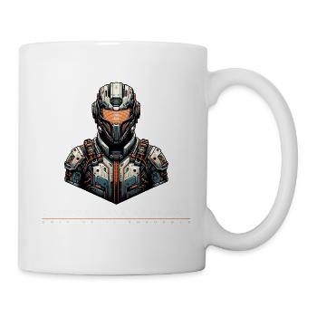 Project Chronos Cyberpunk Mech Design - Tasse - Weiß - Rechts