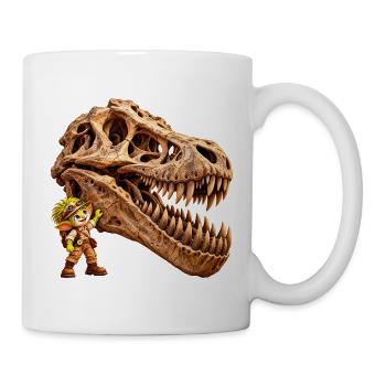 Wenuma T-Rex - Tasse - Weiß - Rechts