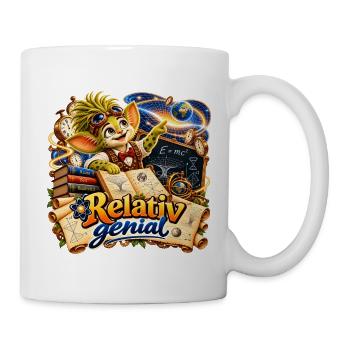 Wenuma Relativ genial - Tasse - Weiß - Rechts