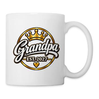 Grandpa 2027 - Tasse - Weiß - Rechts