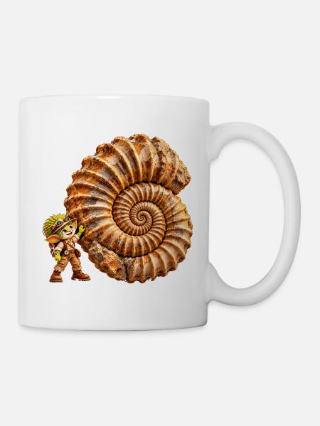 Wenuma Ammonit - Tasse - Weiß