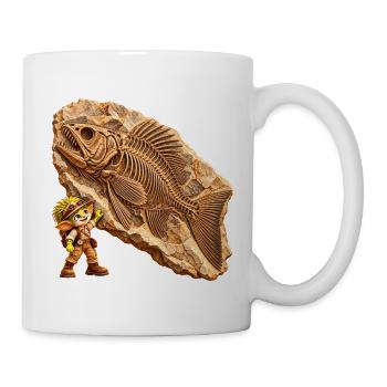 Wenuma Urzeitfisch - Tasse - Weiß - Rechts
