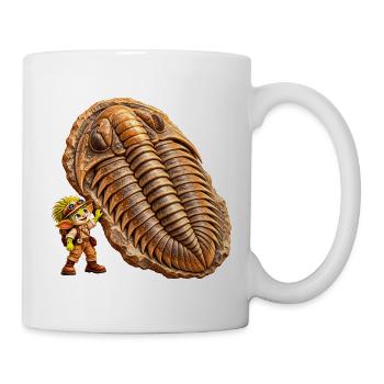 Wenuma Trilobit-Fossil - Tasse - Weiß - Rechts