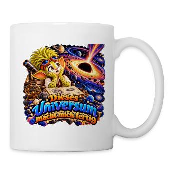 Wenuma  Diese Universum macht mich fertig  - Tasse - Weiß - Rechts