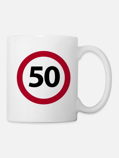 50 Verjaardag - Mok - wit