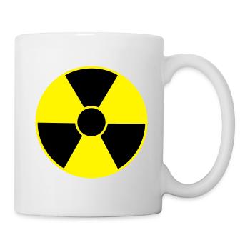 Radio Active Logo X2 DE - Tasse - Weiß - Rechts