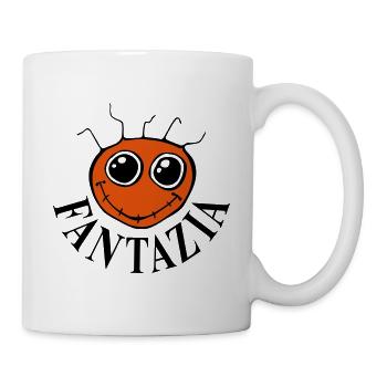 2 Colour Fantazia Smiley Face - Mug - white - Right