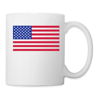 États-Unis - Mug blanc - blanc - Droite