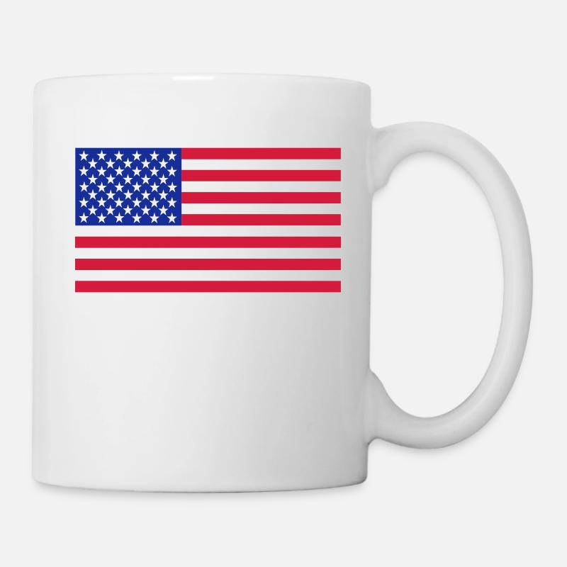 États-Unis - Mug blanc - blanc