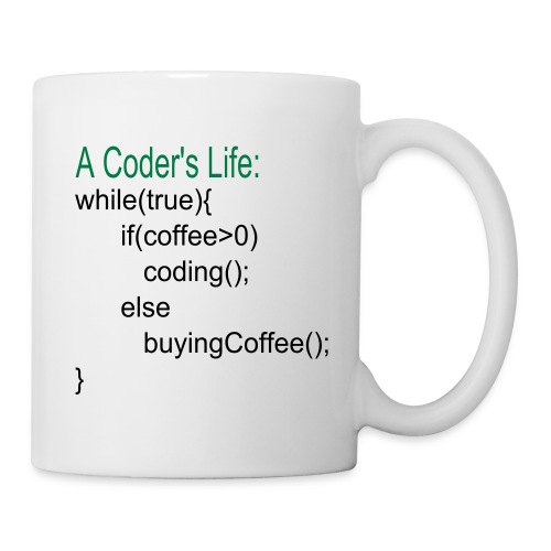 Programmierer Nerd Kaffee Programmieren Spruch - Tasse