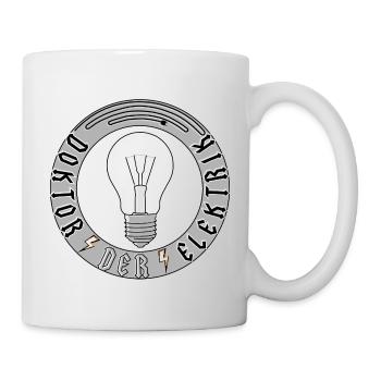 Doktor der Elektrik - Tasse - Weiß - Rechts