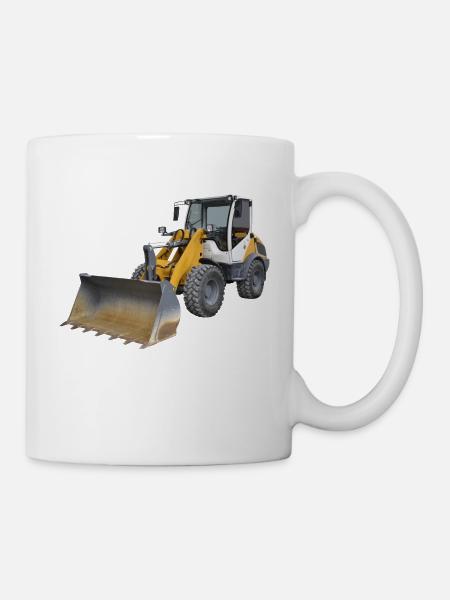 Radlader - Tasse - Weiß