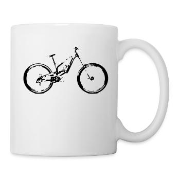 fahrad - Tasse - Weiß - Rechts