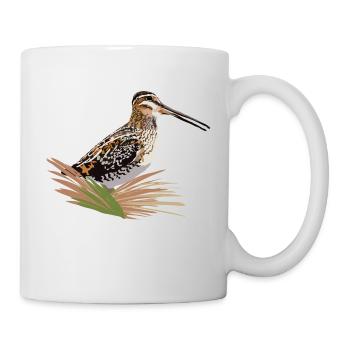 Doppelschnepfe - Tasse - Weiß - Rechts