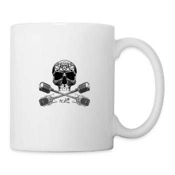 Skull micro W - Mug - white - Right