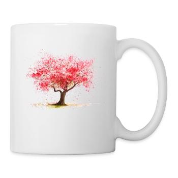 Kirschbaum - Tasse - Weiß - Rechts