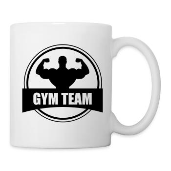 GYM TEAM | Fitness | Body Building - Mug - white - Right