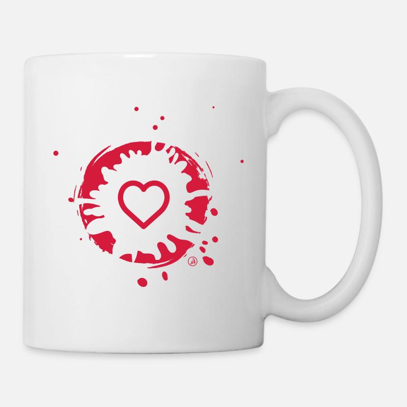 Heart and Mud - Mug - white